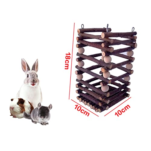 Yardwe Feeder-Rack Futterautomat Für Haustiere Kaninchen Kleintierspielzeug Meerschweinchen -Hasen-Spielzeug Spielzeug Für Kleine Tiere -häschen-Spielzeug Protokoll von Yardwe