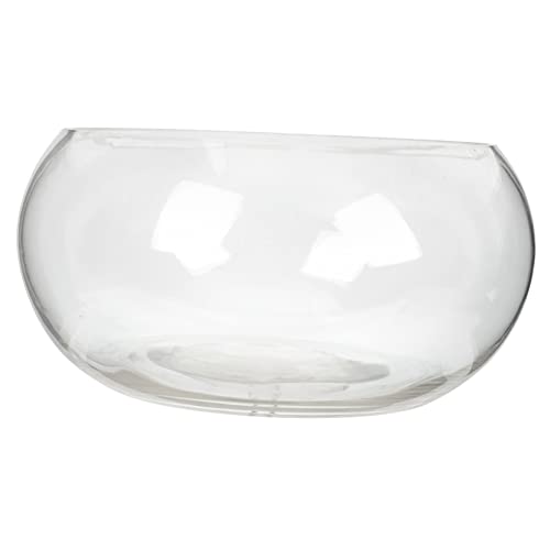 Yardwe Fischbecken Aus Glas Großes Fischglas Schüssel Fischschalen Für Klare Vase Blumendekor Led Aquarium Licht Goldfischglas Anlage Lampe Vermehrungsgefäße Mini Gewöhnliches Glas von Yardwe