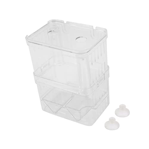 Yardwe Fischbrutkasten Guppy-Aquarium Inkubator hatchamals Brutstätte für Artemia hatchimal Aquarium Fischzuchtbox Aquarium Brutkasten Aquarium Schwebender Zuchtbehälter Aquarium Zuchtbox von Yardwe