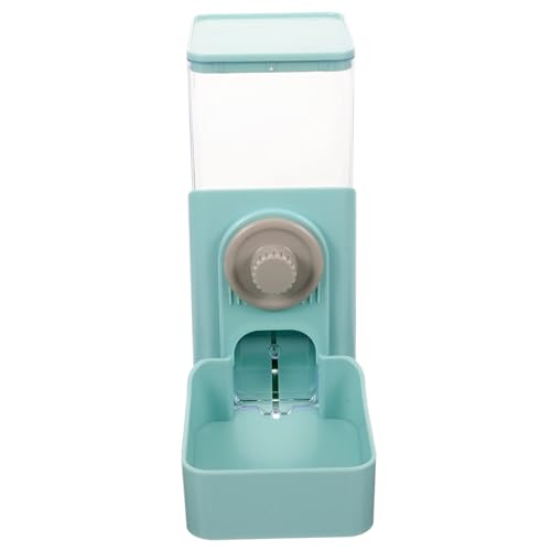 Yardwe Futterautomat Hasen-Futterspender-Zubehör Automatischer Futterspender pet Feeder automatisierte futterspender für kleintiere Hamster zubehör Rattenfutter Hundezubehör pp Sky-Blue von Yardwe