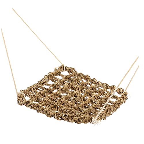 Yardwe Hängemattenspielzeug Geckos-hängematte Dreieckige Reptilienhängematte Bett Bartagame Hängematte Bartagame Hängematte Seegras Faser Light Brown Yardwe Hängemattenspielzeug Geckos-hängematte Dreieckige Reptilienhängematte Bett Bartagame Hängematte Bartagame Hängematte Seegras Faser Light Brown von Yardwe