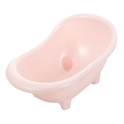 Yardwe Hamster Badewanne Babywannen Für Neugeborene Chinchilla-badehaus Ausgestopft Nest Hai Hamster Töpfchen Sandbadbehälter Für Hamster Badewannenhalter Für Meerschweinchen Rosa Plastik von Yardwe