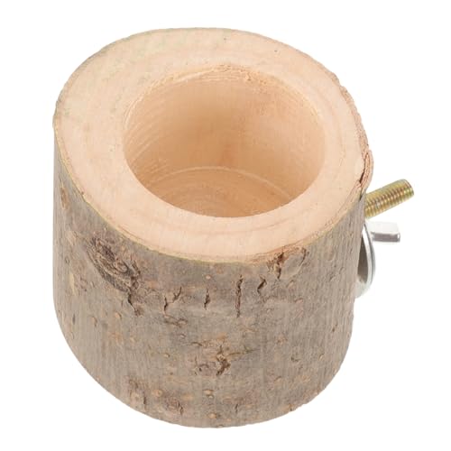 Yardwe Holz Pet Feeder Bowl Guinea Pig Chinchilla Hamster Nahrungssuche Spielzeug Material von Yardwe