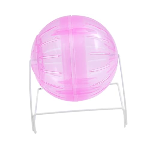 Yardwe Hamster-Gymnastikball stilles Hamsterrad Hamster-Ratten-Spielzeug Haustier Hamsterball groß Igelrad Hamster Spielzeug hamsterspielzeug Hamster-Laufball Laufball für Hamster Rosa von Yardwe