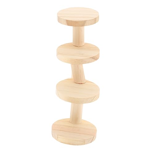 Yardwe Hamster-Spielzeug Hamster Spielzeug hamsterspielzeug Kletterleiter für Kleintiere Kauspielzeug Twerking-Spielzeug Spielset aus Holz Haustierleiterspielzeug Hamsterversorgung von Yardwe