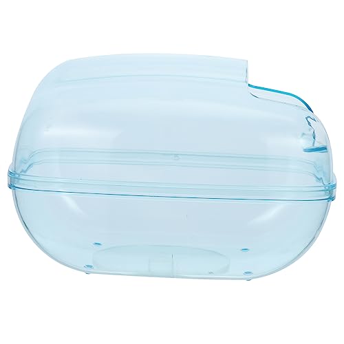 Yardwe Hamster Toilette Sandbad Für Hamster Praktisches Sandbecken Rattenbad Hamsterwaschraum Chinchilla-badebehälter Hamster Badehaus Badezimmerhaus Für Kleine Tiere Plastik Transparent von Yardwe