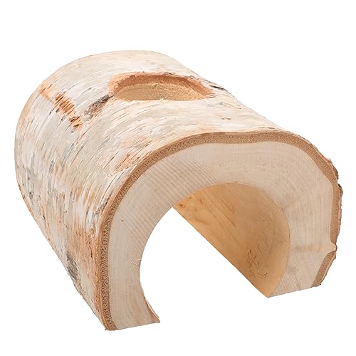 Yardwe Versteck Aus Holz für Ratten Multifunktionales Versteckspielzeug für Hamsterkäfige Kompaktes Design von Yardwe