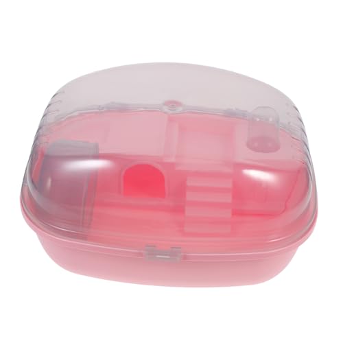 Yardwe Hamsterkäfig Tragetasche Für Hamster Kleintierkäfig Hamster-tragekäfig Käfig Für Kaninchen Hamster-reisekäfig Eichhörnchen Reisetasche Haustierkäfig Mit Wasserflasche Rosa Abs von Yardwe