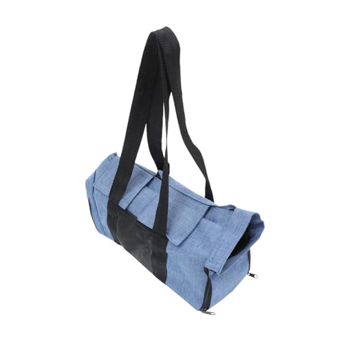 Yardwe Handtasche pet Backpack hundetransporttasche Haustiermaniküretasche Haustierträger Tragetuch für Hunde Beutel Welpe Hund Tragetasche Verstellbarer Katzentransporter Polyester Blue von Yardwe