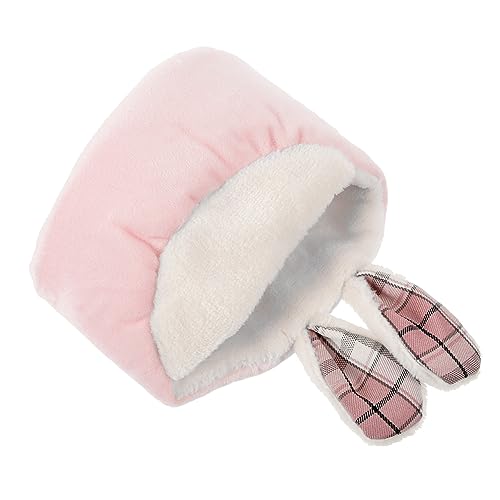 Yardwe Haustierbett Käfig Hase Verschachtelung Wurf kuschelhöhle pet Bed Hamsternest petbett Tierbettchen Hamsterversteck Rattenstreu Hamsterhäuser Flanell Rosa von Yardwe