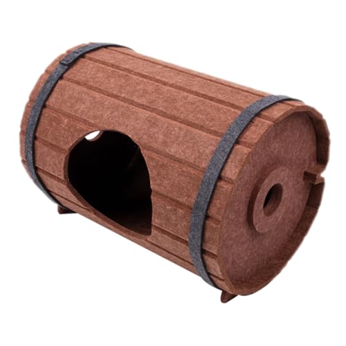 Yardwe haustierbett pet Bed petbett Haushalt Katzenhaus Filz Katzenhöhle Haustiere Haustierzubehör Praktisches Katzenhaus Kätzchen Nest Multifunktion Hundebett Nestbett Katzenloch gefühlt von Yardwe