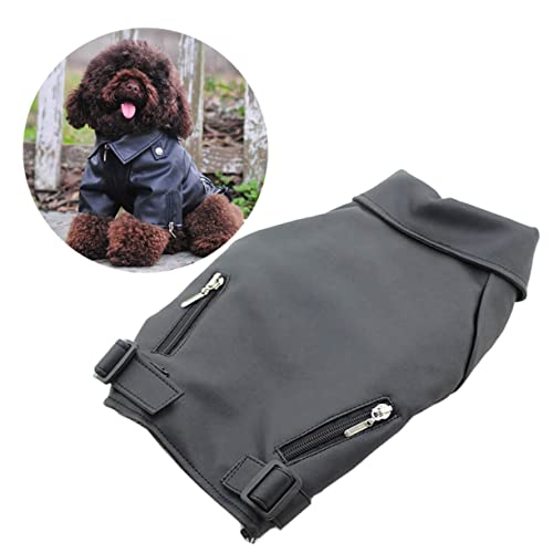 Yardwe Warmer Mantel Kleidung Hundejacken für große Hunde Hundekostüme Hundemantel Welpenjacke Kühlung Mäntel Wintermantel für Hunde Hundeweste Großer Hund mittlerer Hund Lederjacke von Yardwe