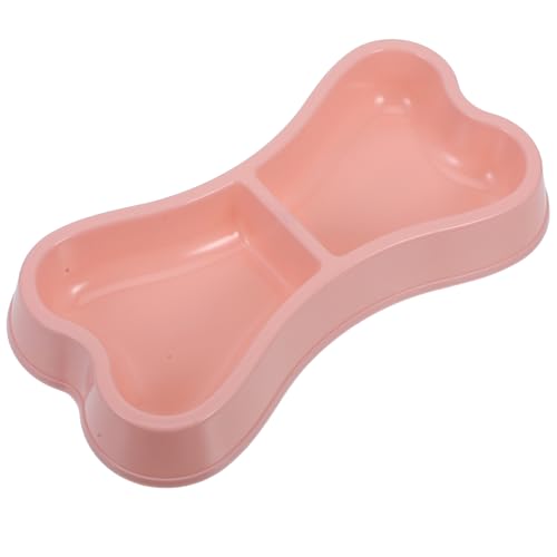 Yardwe Haustiernapf Hund wassernapf Futterspender Wohnung Hundefutter Abs tierfutterbehälter plastikschalen wasserschalen pet Supplies Futterhalter für Katzen Futternäpfe für Hunde Rosa von Yardwe