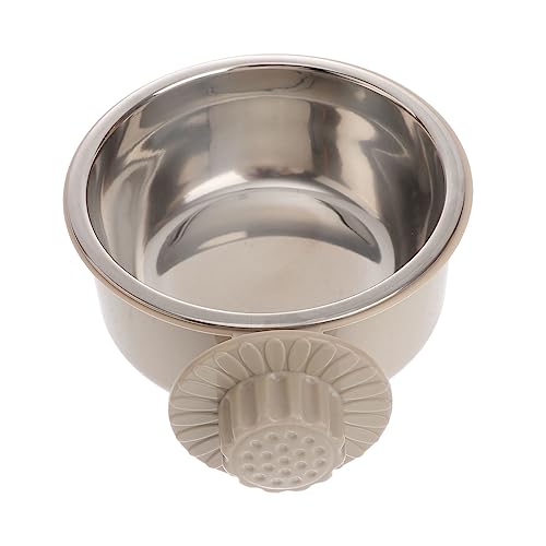 Yardwe Hundefutter pet Supplies Dog Food Bowl Tierfutterstation futtercontainer Große Futterschale hundebox schüssel Hundenäpfe Käfigschalen Haustiernapf Futternapf für Haustiere Grey von Yardwe