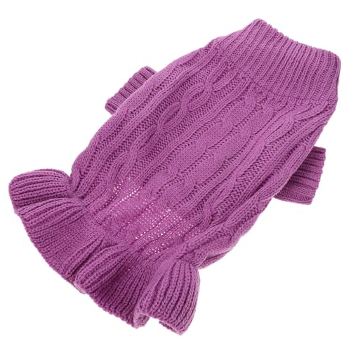 Yardwe Hundepullover für Kleine Warmhaltende Bequeme Kleidung mit Stehkragen für Winterpartys und Cosplay Passform für Chihuahua und Ähnliche Yardwe Hundepullover für Kleine Warmhaltende Bequeme Kleidung mit Stehkragen für Winterpartys und Cosplay Passform für Chihuahua und Ähnliche von Yardwe