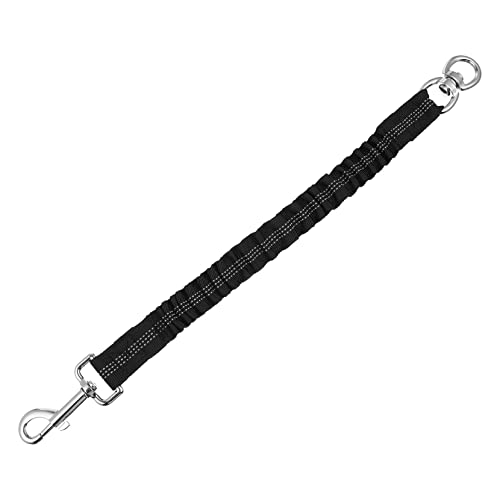 Yardwe Hundespaziergang führt Dackel Hunde-Bungee mehrere elastische Hundeleine führen Snail Essence joggingleine Jogginganzug Verlängerungsleine für Hunde Trainingsleine für Hunde Black von Yardwe