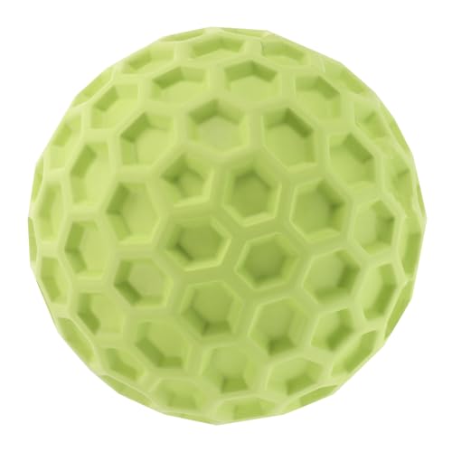 Yardwe Hundespielzeugball Haustier Hundeball mit Griff Unzerstörbares Hundespielzeug Interactive Dog Toys Dog chew Toy Ball für Hunde für Aggressive Kauer Gummi Light Green von Yardwe