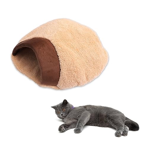 Yardwe Kätzchenhöhle warmes Haustierbett Katzenhaus Welpenbetten Haustiernest Hundebett für Welpen pet Bed haustierfeldbett Katzenbett Haustierzubehör Katze Schlafsack Zwinger Matte von Yardwe