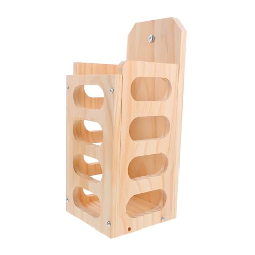 Yardwe Kaninchen- -Gras-Rahmen Hasen Heuraufe Heuhalter Aus Holz Kaninchen -Rack -heuhalter Heufutterautomat Für Ziegen Kaninchen Heuregal Für Käfige Hasenheuhalter Khaki Hölzern von Yardwe