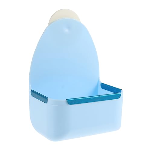 Yardwe Kaninchenschale Hamster Futternäpfe für Kaninchen Vogelfutternapfbecher Tierfutterbehälter pet Food Container Futterbehälter für Haustiere Chinchilla-Futter Käfig Schüssel pp Blue von Yardwe