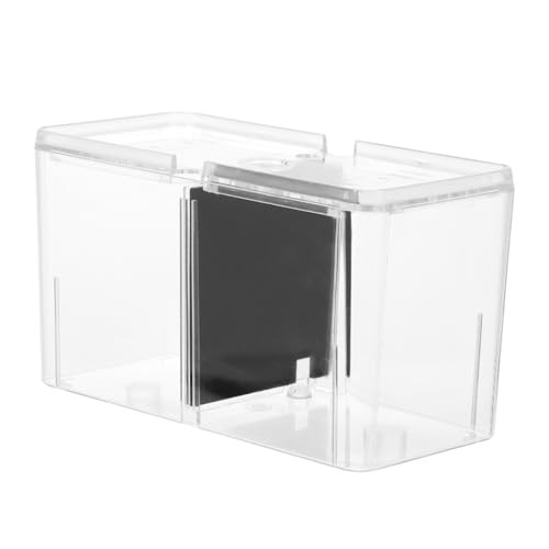 Yardwe Kasten Betta-Box Aquarium Interner Aquarienfilter Luft Fisch Inkubator Panzer Anlage Netz Tank Kiste Aquarienzucht Automatisch Futterspender Brüterei Transparent Acryl von Yardwe