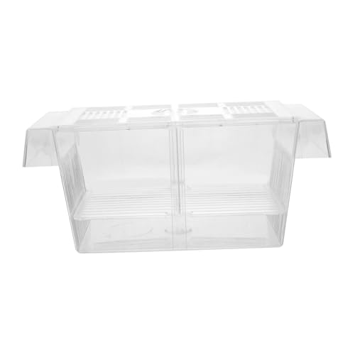 Yardwe Kasten Brutkasten Für Frittierboxen Aquarienfische Fall Fischzucht Betta-Aquarium Mit Trennwand Fisch-isolationsfall Separator Aquarium Kindergarten Zuchtbecken Nylon von Yardwe