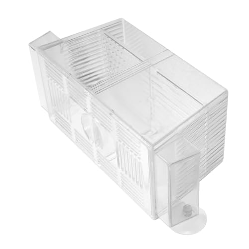 Yardwe Kasten Brutkasten Für Frittierboxen Aquarium Kindergarten Separator Aquarienfische Fall Fischzucht Fisch-isolationsfall Betta-Aquarium Mit Trennwand Zuchtbecken Plastik von Yardwe