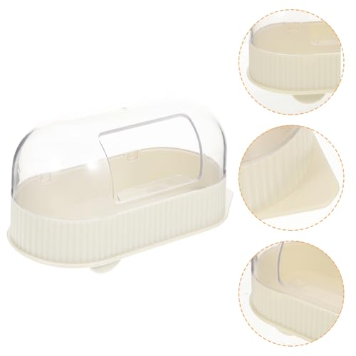 Yardwe Kasten Hamster Toilette Badezimmer Wurf Kompaktes Hamsterbad Waschbar Wiederverwendbares PIPI-pad Liner Wanne Wasserspender Für Kaninchen Duschablage Tragbar Hase Badespielzeug Abs von Yardwe