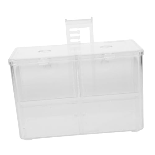 Yardwe Kasten Inkubationsbox Guppy-fischbrutstätte Inkubator Für Die Fischzucht Inkubator Zum Laichen Von Fischen Aquarienteiler Fischzuchtbecken Zubehör Für Aquarien Aquarienfische Acryl von Yardwe