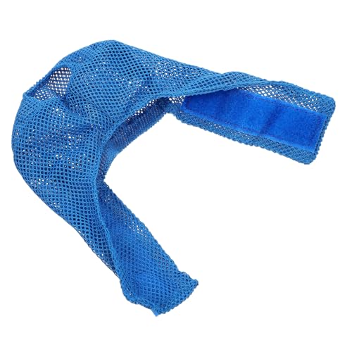 Yardwe Katze Kopfbedeckung Katzenhalsband Katzenblasen Anti-beißmaulkorb Für Katzen Katzenmaulkorb Aus Stoff Anti-Biss-maulkorb Für Katzen Katzennapf Abfallschrank Polyester Blue von Yardwe