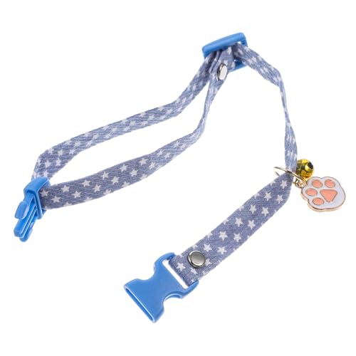 Yardwe Katze Welpenhalsband Outdoor- Tragbares Katzenhalsband Dekoratives Kätzchenhalsband Glockenhalsband Für Hunde Kätzchenhalsbänder Kleiner Hund Hündchen Polyester von Yardwe