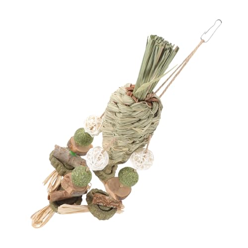 Yardwe Rettichspielzeug Aus Natürlichem Gras Mit Duft Aus Stroh Für Meerschweinchen & – Kauspielzeug Zum Für Kleintiere Yardwe Rettichspielzeug Aus Natürlichem Gras Mit Duft Aus Stroh Für Meerschweinchen & – Kauspielzeug Zum Für Kleintiere von Yardwe