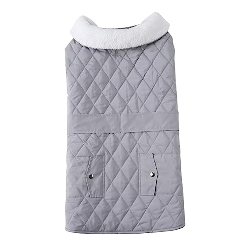 Yardwe Kleidung Für Haustiere Warme Hundejacke Kleine Hunde-Outfits Hund Schnee Wintermäntel Wasserfeste Jacke Bequeme Haustierweste Wanderjacke Polyester Haustier Hund Winterkleidung von Yardwe