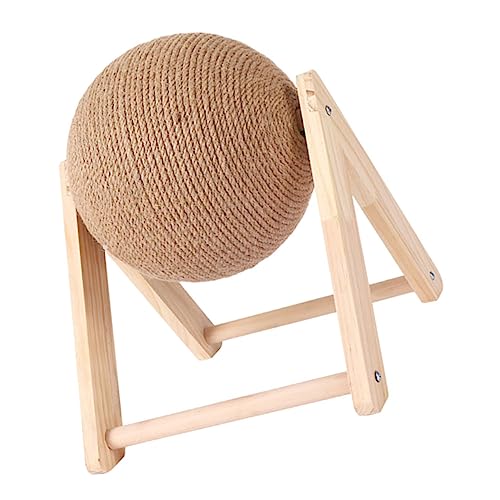 Yardwe Katzenspielzeug für Hauskatzen Scratch Globe Sisal Scratcher Katze Haustier Kameradschaft von Yardwe