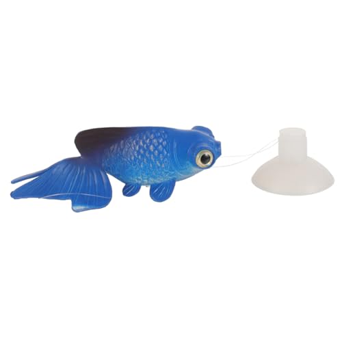 Yardwe Künstliche Goldfische Aquarium Dekoration Abschäumer Fisch Für Zuhause Fischfigur Aquarien Heizung Ornamente Netz Aquarium Zubehör Heimkunst Accessoire von Yardwe