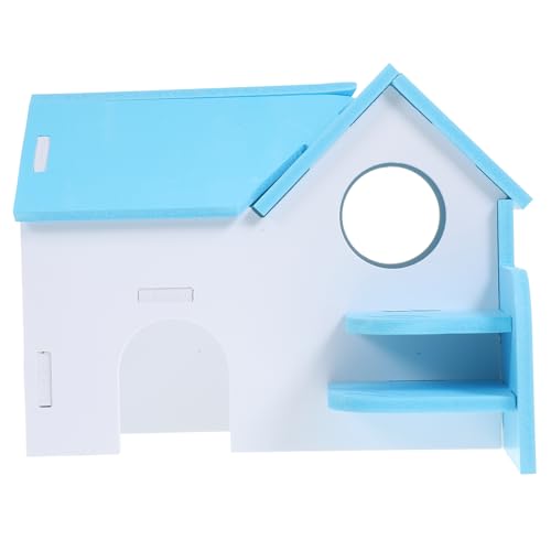 Yardwe Meerschweinchenheim hamsterhaus nagerhaus Meerschweinchenhaus Meerschweinchenversteck kleintierhaus Hasenkäfig winziges Hamsterversteck entzückendes Rattenversteck PVC von Yardwe