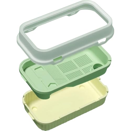 Yardwe Plastikbox Schildkröte Schildkrötengehege Schlange Tablett Teich Meeresdekoration Desktop-Aquarium Palette Für Erwachsene Behälter Für Reptilienbecken Indoor-schildkrötenbecken Pp von Yardwe