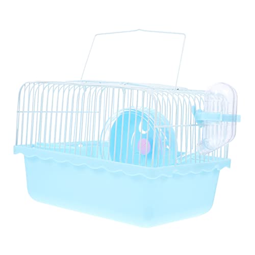 Yardwe Reisekäfig für Hamster Hellblau Hamster+Käfige luxuriöse Käfige tragbares Haustierhaus Hamster-Villa-Käfig Hamster transportbox hamsterhaus Haustierkäfig Hamsterkäfig Blue von Yardwe