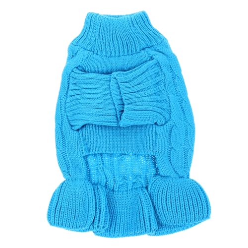 Yardwe Haustierweste Rollkragenpullover für Hunde welpenweste Hund dekorative Weste Tanktops Kleiner Hundepullover Thermokleidung für Haustiere Winterkleidung für Haustiere Chef von Yardwe