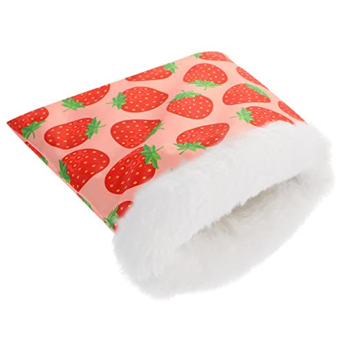 Yardwe Schlafsack Igelbeutel Schlafbeutel Kleines Haustierbett Meerschweinchennest Winterbett Kleines Haustier Warmer Beutel Winterbeutel Meerschweinchenspielzeug Baumwollbett von Yardwe