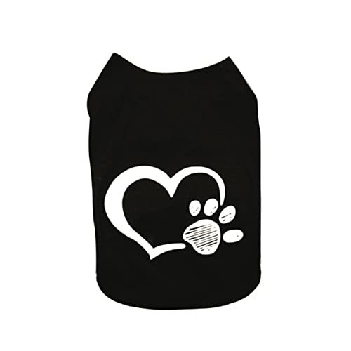 Yardwe Kleider Tanktops aus Baumwolle coole hundekleidung Haustier Sommerkostüm Haustierkleidung Welpe Spitzen Haustierweste Party-Hundetuch Erdfarben Shirt Pyjama Jacke Overall von Yardwe