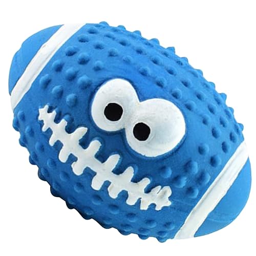 Yardwe Spielzeugball für Haustiere Puzzlespielzeug für Hunde Hundespielzeugball Kauer Interactive Dog Toys interaktives Kauspielzeug für Welpen lustige Hundebälle Emulsion Blue von Yardwe