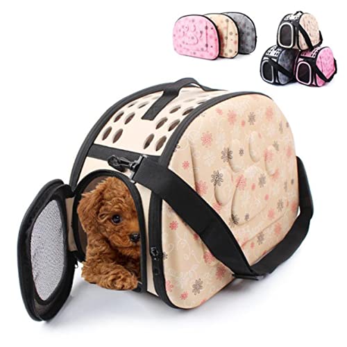 Yardwe Rucksack für Haustiere pet Backpack hundekäfig Haustierrucksack zusammenklappbare Haustiertasche Reisetasche für Haustiere Transportbox für Haustiere Falten Katzentasche Reisen von Yardwe