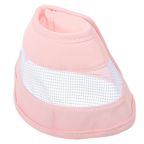 Yardwe Verbundkegelkragen katzenhalsband Katzen katzenhalsbänder nähgarn pink Zapfen bellen MIAU Glocke Erholungshalsband für Katzen Kätzchenkegel PVC Rosa von Yardwe