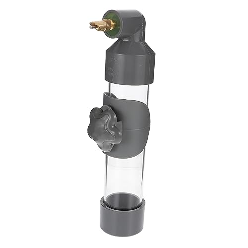 Yardwe Vogeltrinker Käfig Haustier Vogelhäuschen Sittich-Futter klopfen tränkebecken wasserbecken wasserflasche praktischer Wasserspender Trinkwasserspender für Vögel PVC Grey von Yardwe