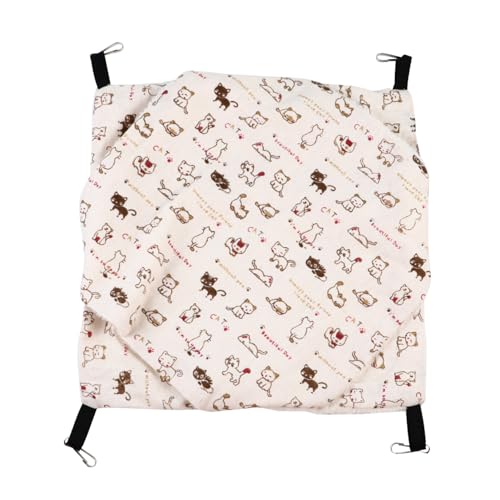 Yardwe Warme Hängematte Hängendes Hängemattenbett Für Kleine Haustiere Hängematte Für Hamster Hamsterkäfig-hängematte Für Kleine Haustiere Baumwolle Beige Yardwe Warme Hängematte Hängendes Hängemattenbett Für Kleine Haustiere Hängematte Für Hamster Hamsterkäfig-hängematte Für Kleine Haustiere Baumwolle Beige von Yardwe