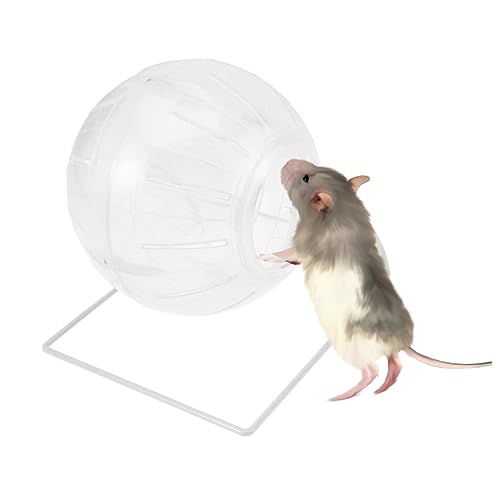 Yardwe kleines Haustier läuft über den Ball Zwerghamster Riesenhamster Hamster-Übungsspielzeug Hamster Auto Hamster Spielzeug hamsterspielzeug Hamster-Gymnastikball Miniball für Haustiere von Yardwe