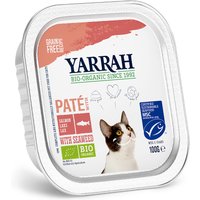 Sparpaket Yarrah Bio 48 x 100 g - Pate: Lachs mit Bio-Meeresalge von Yarrah