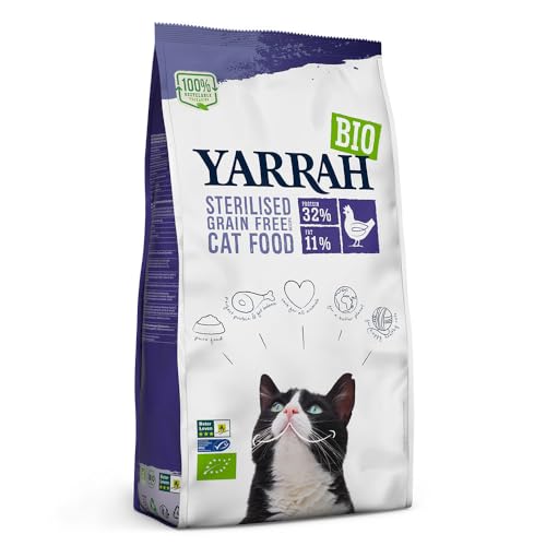 Yarrah Trockenfutter für Katzen, Huhn, Bio, 700 g Yarrah von Yarrah