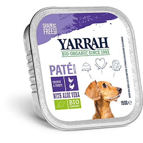 YARRAH Bio Hundefutter Pate mit Huhn und Truthahn, 1er Pack (1 x 150 Grams) von YARRAH